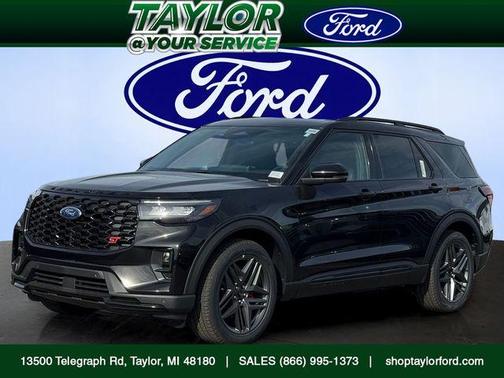 Agate Black Metallic 2026 Ford Explorer ST