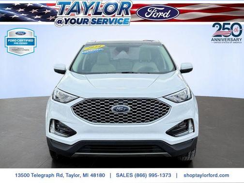Oxford White 2024 Ford Edge SEL