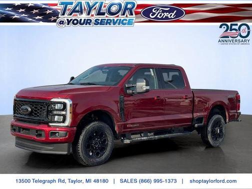 Ruby Red Metallic Tinted Clearcoat 2026 Ford F-350 Lariat Super Duty