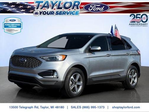 Iconic Silver Metallic 2023 Ford Edge SEL