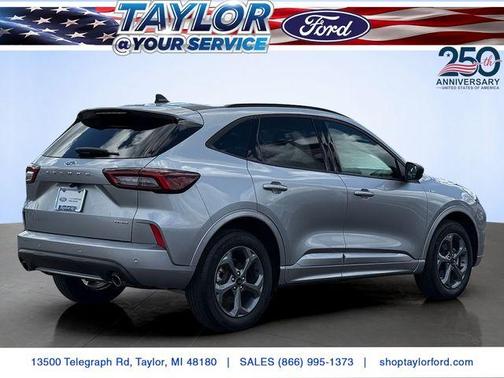 Iconic Silver Metallic 2024 Ford Escape ST-Line