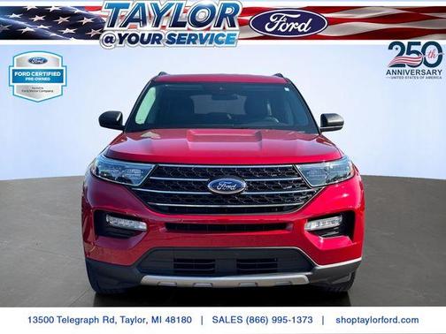 Red Metallic 2024 Ford Explorer XLT