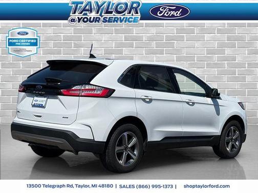 Oxford White 2023 Ford Edge SEL