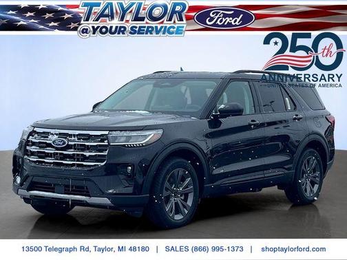 Agate Black Metallic 2026 Ford Explorer Active