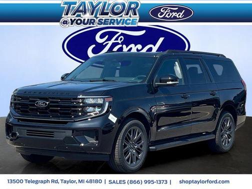 Agate Black Metallic 2026 Ford Expedition Max Platinum