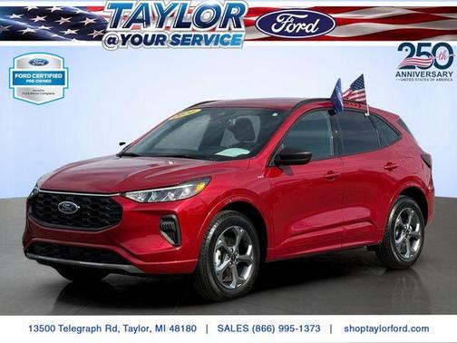 Rapid Red Metallic Tinted Clearcoat 2024 Ford Escape ST-Line