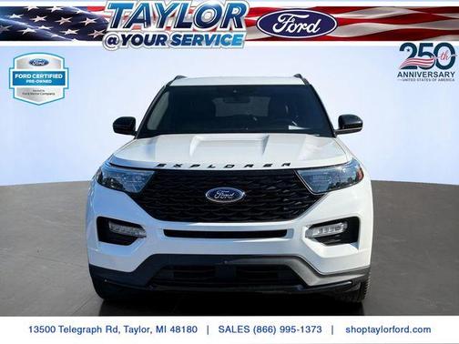 White Metallic 2024 Ford Explorer ST-Line