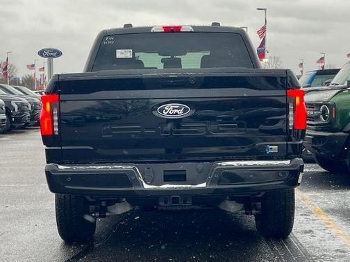 Agate Black Metallic 2025 Ford F-150 Lightning XLT