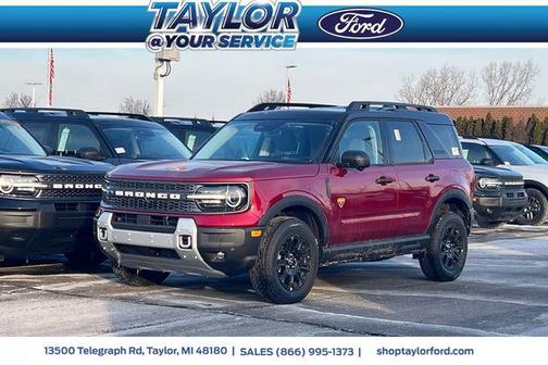 Ruby Red Metallic Tinted Clearcoat 2026 Ford Bronco Sport Badlands SUV