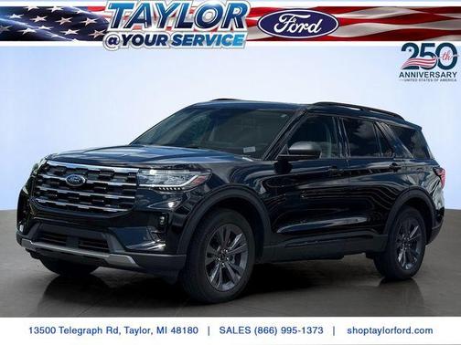 Agate Black Metallic 2026 Ford Explorer Active
