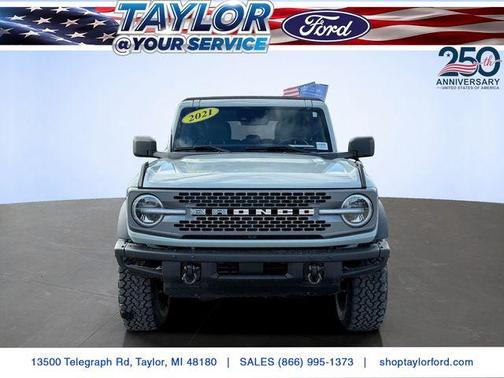 Cactus Green / Gray 2021 Ford Bronco Badlands