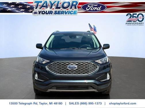 Stone Blue Metallic 2023 Ford Edge SEL