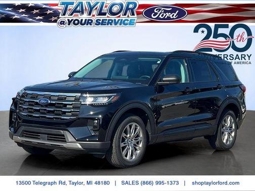 Agate Black Metallic 2026 Ford Explorer Active