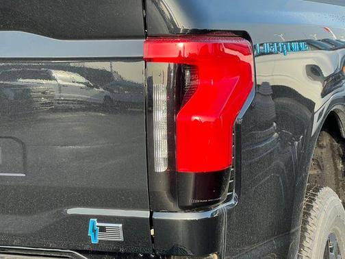 Agate Black Metallic 2025 Ford F-150 Lightning XLT