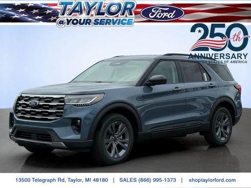 Vapor Blue Metallic 2026 Ford Explorer Active