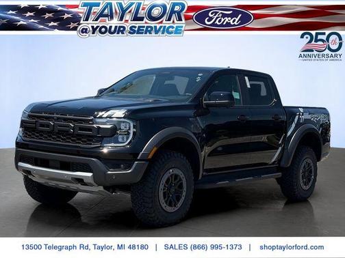 Shadow Black 2026 Ford Ranger Raptor
