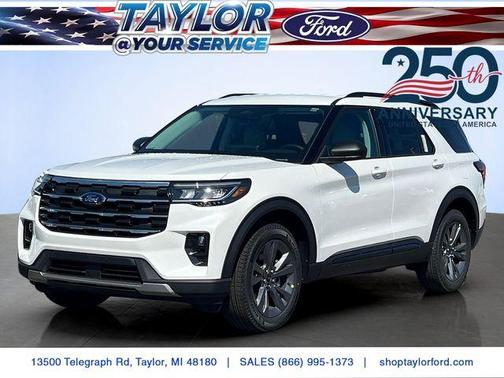 Star White 2026 Ford Explorer Active