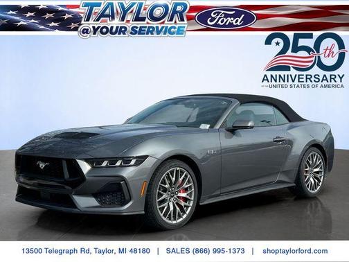 Carbonized Gray Metallic 2025 Ford Mustang GT Premium