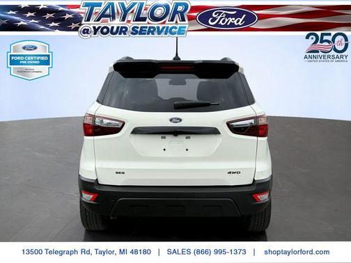 Diamond White 2021 Ford EcoSport SES