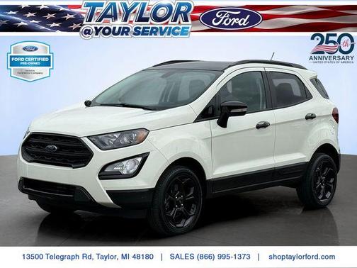 Diamond White 2021 Ford EcoSport SES