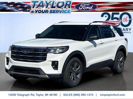 Star White 2026 Ford Explorer Active