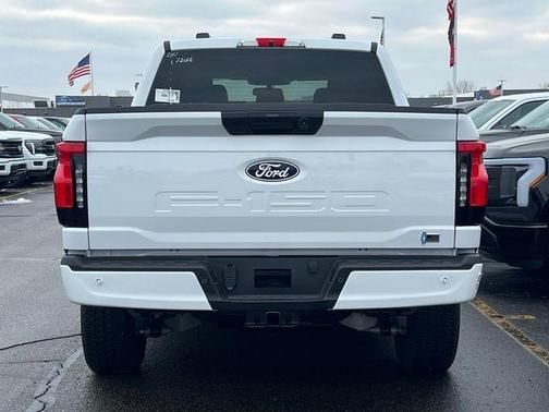 Oxford White 2025 Ford F-150 Lightning XLT