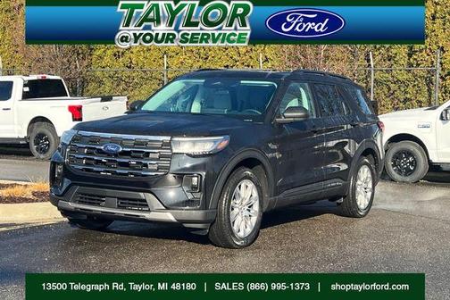 Agate Black Metallic 2026 Ford Explorer Active