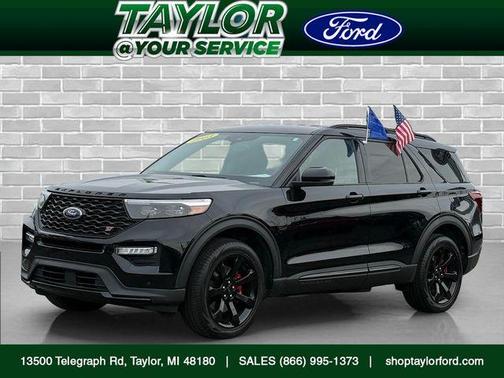 Agate Black Metallic 2023 Ford Explorer ST
