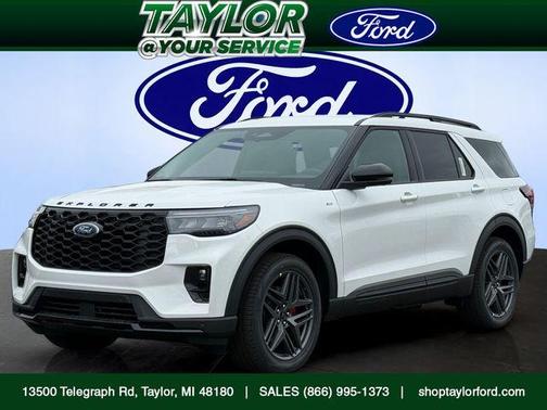 Star White 2026 Ford Explorer ST-Line