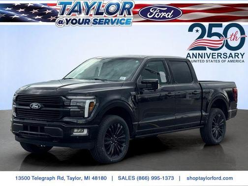 Agate Black Metallic 2026 Ford F-150 Platinum