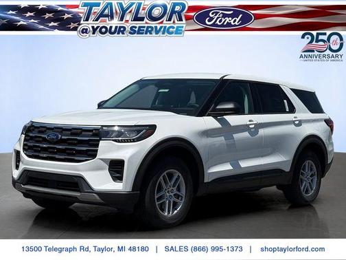 Star White 2026 Ford Explorer Active
