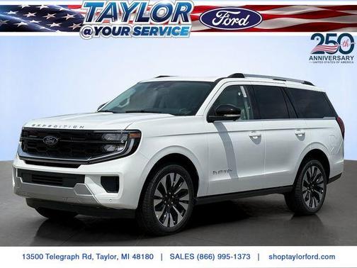 Star White 2026 Ford Expedition Platinum