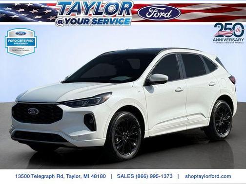 Star White 2024 Ford Escape ST-Line Elite