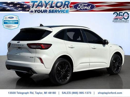 Star White 2024 Ford Escape ST-Line Elite