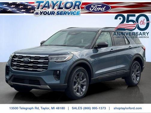 Vapor Blue Metallic 2026 Ford Explorer Active