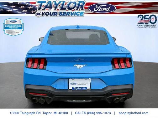 Grabber Blue 2024 Ford Mustang EcoBoost Premium