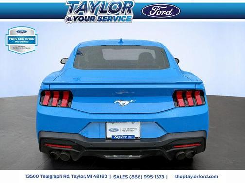 Grabber Blue 2024 Ford Mustang EcoBoost Premium