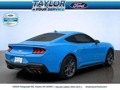 Grabber Blue 2024 Ford Mustang EcoBoost Premium