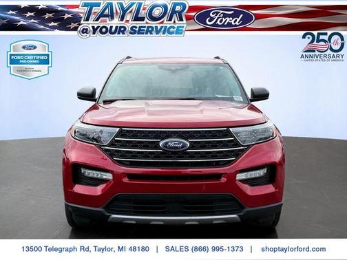 Red Metallic 2023 Ford Explorer XLT