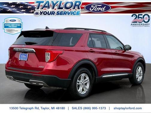 Red Metallic 2023 Ford Explorer XLT