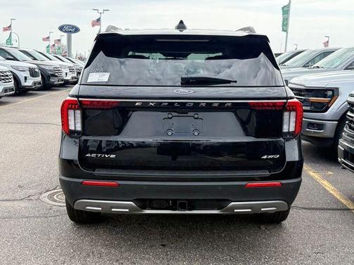 Agate Black Metallic 2026 Ford Explorer Active
