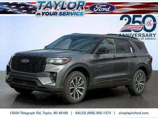 Carbonized Gray Metallic 2026 Ford Explorer ST-Line