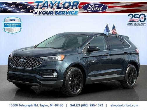 Stone Blue Metallic 2023 Ford Edge SEL