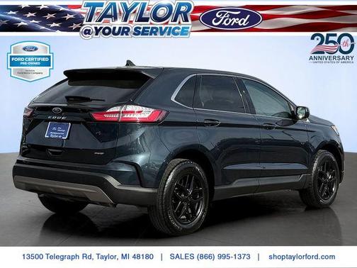 Stone Blue Metallic 2023 Ford Edge SEL