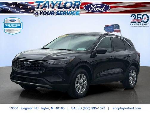 Black Metallic 2024 Ford Escape Active