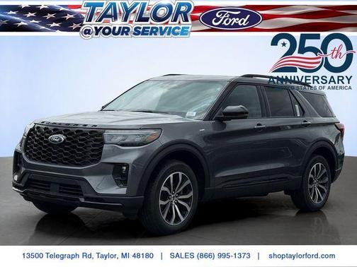 Carbonized Gray Metallic 2026 Ford Explorer ST-Line