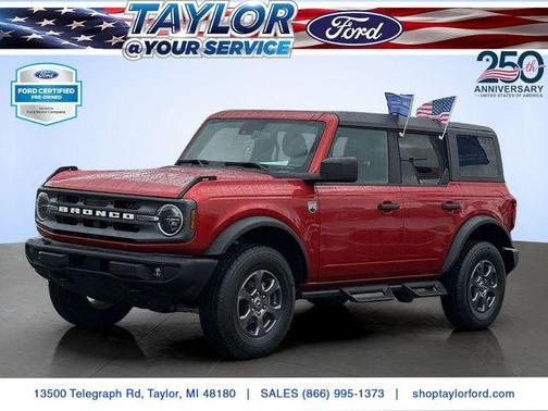 Chili Pepper Red 2024 Ford Bronco Big Bend