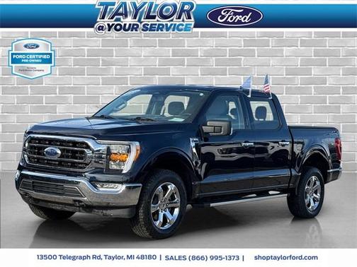 Antimatter Blue Metallic 2022 Ford F-150 XLT Truck