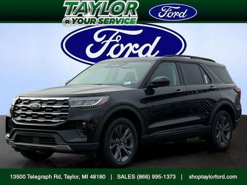 Agate Black Metallic 2026 Ford Explorer Active