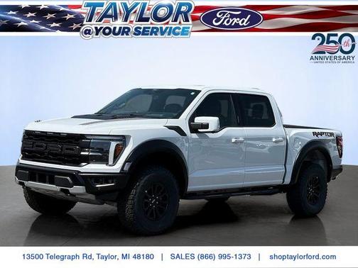 Oxford White 2026 Ford F-150 Raptor